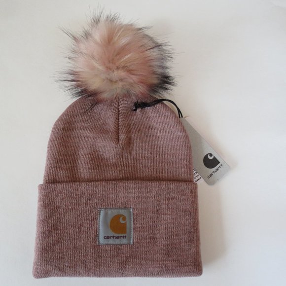 Carhartt Beanie Handmade in USA Pom Cap